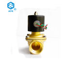Direct Acting Water Air Oil N/C 2Way 20mm 3/4" Brass Solenoid Valve 24vdc