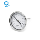 Axial Bimetal Industrial Dial Thermometer 100 Centigrade Back Connection 1/2"NPT Male