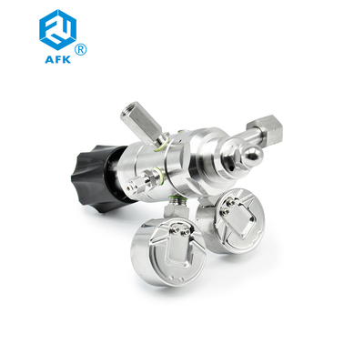 AFK Stainless Steel Cylinder Argon Co2 Carbon Dioxide Gas Pressure Regulator Valve 25Mpa