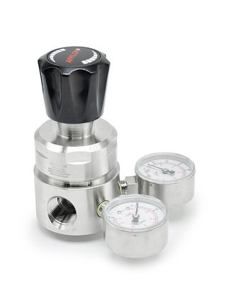 quality Réducteurs de pression à haute pression d'acier inoxydable du régulateur solides solubles 316 de mesure du double 3500psi factory