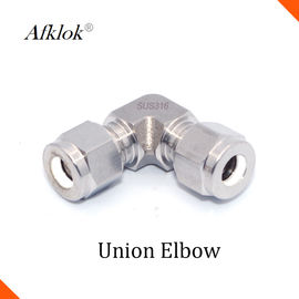 SS316 1/4" Compression pex Equal Elbow natural gas pipe fitting