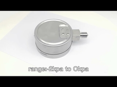 Diaphragm Box Stainless Steel Argon Gas Low Pressure Gauge Manufacturer