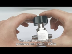 Valve ultra-haute manuelle de pureté de magnétoscope de soupape à diaphragme d'acier inoxydable de PE 316 de soupape à diaphragme