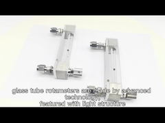 L'affichage à cristaux liquides précis de rotamètre de débitmètre d'azote de l'oxygène d'air montrent 30-300 LPM Rotamter