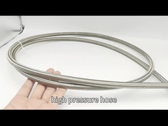 1/4 NPTF en acier inoxydable 316 haute pression hydraulique flexible oxygène gaz naturel tuyau de remplissage de tuyau