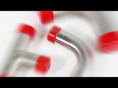 Les raccords de tubes en acier inoxydable à gaz moyen avec connexion de soudage et certification CE ISO9001