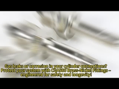 Tubes en acier inoxydable de 1/4 pouce avec connexion masculine et cuivre nickelé