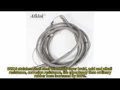 1/4 NPTF Remplissage d'une bouteille d'oxygène Flexible avec connexion de fil féminin